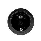 Max 4.3" HD Screen Door Viewers Night Vision Doorbell Smart Peephole Q10 Black