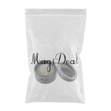 Max Finished Preserved Flower Round Hollow-out Leather Gift Box White