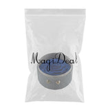 Max Finished Preserved Flower Round Hollow-out Leather Gift Box Blue