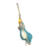 Max Mediterranean Resin Simulation Conch Pendant Marine Led Snail Gifts Blue