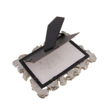 Max 4"/6"Vintage Silver Resin Gingko Leaf Picture/Photo Frame 16x16x1.5cm_4 inch