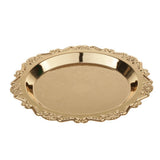 Max Dessert Serving Plate Golden Dish Fruit Display Birthday Party Supplies 20cm
