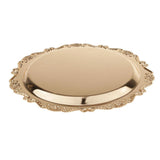 Max Dessert Serving Plate Golden Dish Fruit Display Birthday Party Supplies 25cm