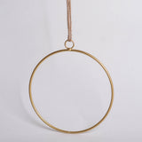 Max Creative Metal Hanging Flower Wreath Iron Flower Hanging Ring. Round