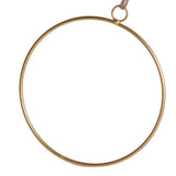 Max Creative Metal Hanging Flower Wreath Iron Flower Hanging Ring. Round
