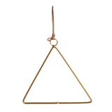 Max Creative Metal Hanging Flower Wreath Iron Flower Hanging Ring. Triangle