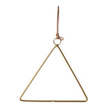 Max Creative Metal Hanging Flower Wreath Iron Flower Hanging Ring. Triangle