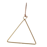 Max Creative Metal Hanging Flower Wreath Iron Flower Hanging Ring. Triangle