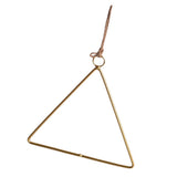 Max Creative Metal Hanging Flower Wreath Iron Flower Hanging Ring. Triangle