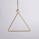 Max Creative Metal Hanging Flower Wreath Iron Flower Hanging Ring. Triangle