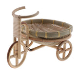 Max Bamboo Weave Handicrafts Tricycle Shaped Ornamnet Style02