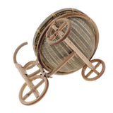 Max Bamboo Weave Handicrafts Tricycle Shaped Ornamnet Style02