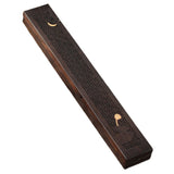 Max Traditional Wooden Incense Holder Burning Joss Insence Box Crescent Moon