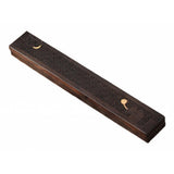 Max Traditional Wooden Incense Holder Burning Joss Insence Box Crescent Moon