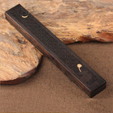 Max Traditional Wooden Incense Holder Burning Joss Insence Box Crescent Moon