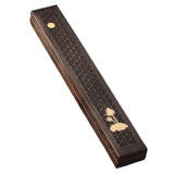 Traditional Wooden Incense Holder Burning Joss Insence Box Full Moon