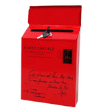Max Creative Iron Mail/Letter/Post/Newspaper Holder Box Bright Red_Small Letters