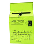 Maxbell  Creative Iron Mail/Letter/Post/Newspaper Holder Box Green_Small Letters