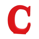 Max Red Wooden English Letters Decoration Ornaments for party C