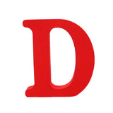 Max Red Wooden English Letters Decoration Ornaments for party D