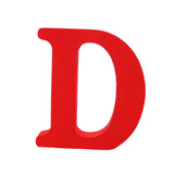 Max Red Wooden English Letters Decoration Ornaments for party D