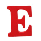 Max Red Wooden English Letters Decoration Ornaments for party E