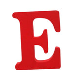 Max Red Wooden English Letters Decoration Ornaments for party E