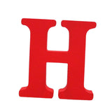 Max Red Wooden English Letters Decoration Ornaments for party H