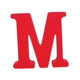 Max Red Wooden English Letters Decoration Ornaments for party M