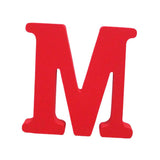 Max Red Wooden English Letters Decoration Ornaments for party M