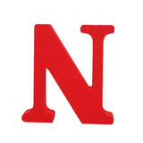 Max Red Wooden English Letters Decoration Ornaments for party N