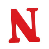 Max Red Wooden English Letters Decoration Ornaments for party N
