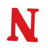 Max Red Wooden English Letters Decoration Ornaments for party N