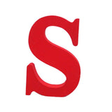 Max Red Wooden English Letters Decoration Ornaments for party S