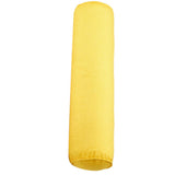 Max Solid Color Cotton Linen Cylindrical Lumbar Support Pillow Yellow