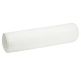 Max Solid Color Cotton Linen Cylindrical Lumbar Support Pillow Off white