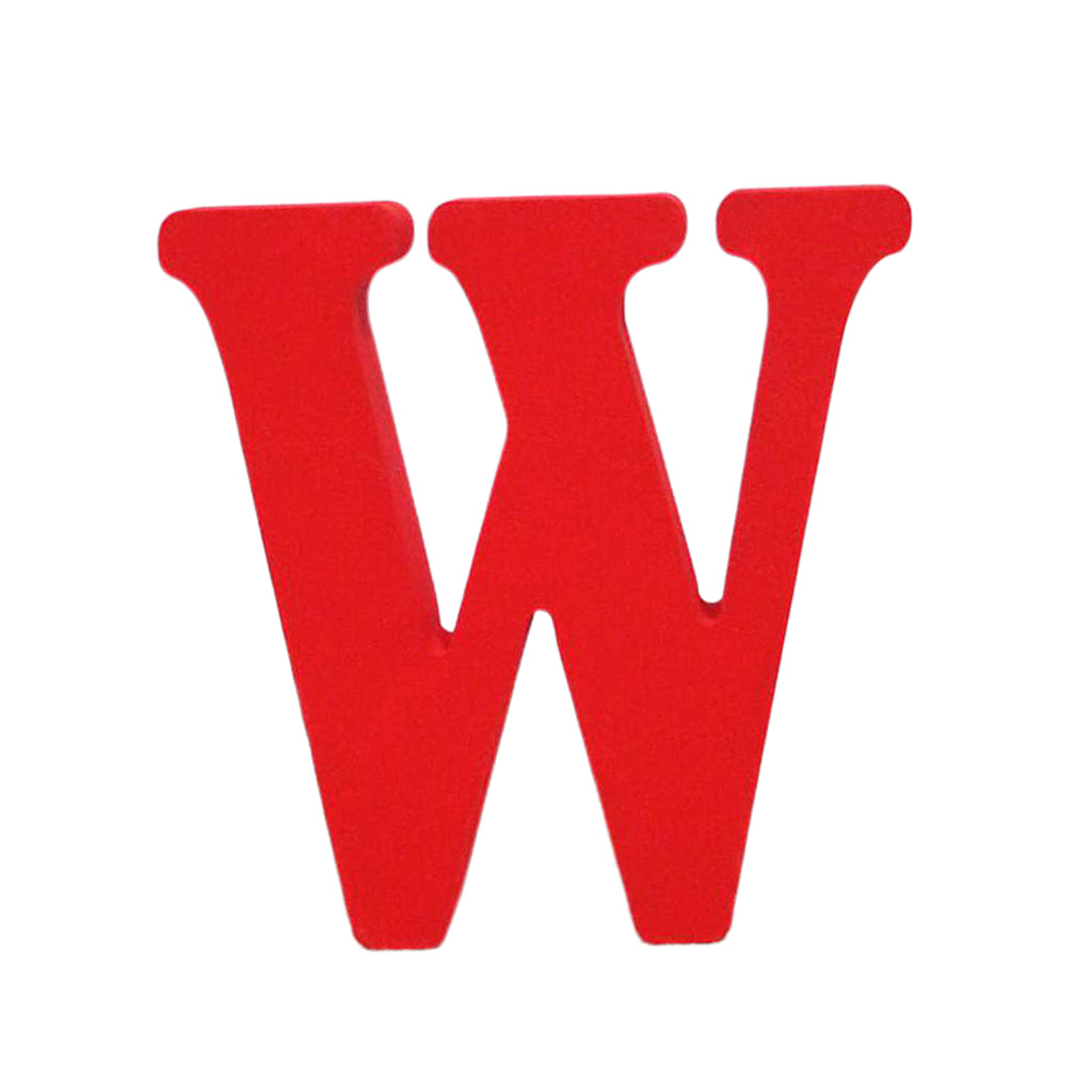 Maxbell  Red Wooden English Letters Decoration Ornaments for party W