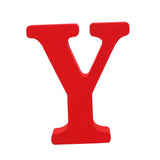 Max Red Wooden English Letters Decoration Ornaments for party Y
