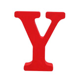 Max Red Wooden English Letters Decoration Ornaments for party Y