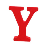 Max Red Wooden English Letters Decoration Ornaments for party Y