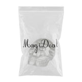 Max Realistic Horrible Human Skeleton Head Skull Resin Halloween Decoration Prop