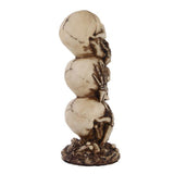 Max Animated Halloween Display Resin Skull with Different Gestures & Expressions