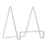Max Iron Craft Geometric Easel Plate Display Stand Picture Holder B Gray L