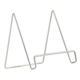 Max Iron Craft Geometric Easel Plate Display Stand Picture Holder B Gray L
