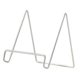 Max Iron Craft Geometric Easel Plate Display Stand Picture Holder B Gray L