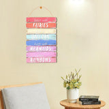 Max Wooden Printed Multi-color Decorative Hanging Sign Plauque