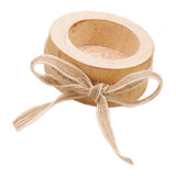 Max Wooden Candle Holder Wooden Centerpiece  For Home Office Bedroom Decor XS