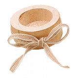 Max Wooden Candle Holder Wooden Centerpiece  For Home Office Bedroom Decor XS