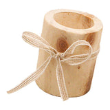 Max Wooden Candle Holder Wooden Centerpiece  For Home Office Bedroom Decor M