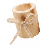 Max Wooden Candle Holder Wooden Centerpiece  For Home Office Bedroom Decor M